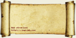 Jakov Peranović vizit kartica